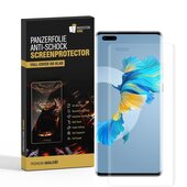 4x Panzerfolie fr Huawei Mate 40 Pro Plus FULL COVER...