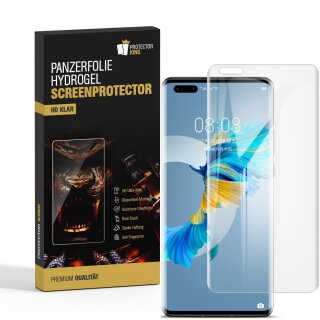 3x Hydrogel-Glass für Huawei Mate 40 Pro Plus Selbstheilend für Micro Kratzer 3D KLAR Panzerfolie Displayschutz Schutzfolie Screen-Protector
