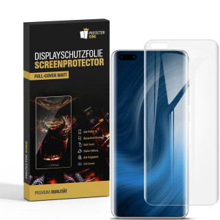 2x Displayschutzfolie fr Huawei Mate 40 Pro Plus FULL COVER Displayfolie MATT