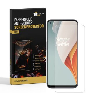 3x Panzerfolie für OnePlus Nord N100 ANTI-SCHOCK Displayschutzfolie MATT