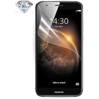 2x Displayschutzfolie fr Huawei G8 G8X Displayfolie SILBER DIAMANT GLITZER KLAR
