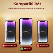 3x 9H Panzerglas für iPhone 11 HD KLAR echtes Tempered Glass Panzerfolie Displayschutz Schutzglas Hartglas Schutzfolie Screen-Protector