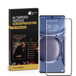 6x 9H Panzerglas für Huawei P50 Pro FULL CURVED Displayschutz Schutzglas Panzerfolie Schutzfolie Displayglas Hartglas echtes Tempered Sicherheitsglas Glasfolie