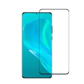 1x 9H Hartglas für Huawei P50 Pro Plus FULL Panzerfolie Displayschutz Schutzfolie KLAR SW Panzerglas Schutzglas
