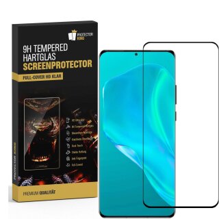 6x 9H Hartglas für Huawei P50 Pro Plus FULL Panzerfolie Displayschutz Schutzfolie KLAR SW Panzerglas Schutzglas
