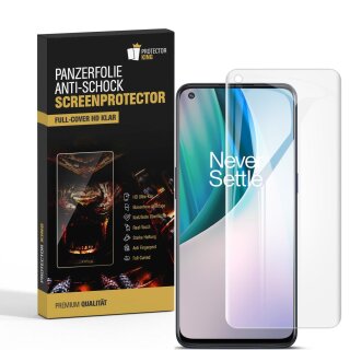 4x Panzerfolie für OnePlus N10 FULL COVER PET Displayschutz Schutzfolie HD KLAR