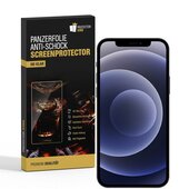 3x Panzerfolie fr iPhone 12 Pro ANTI-SCHOCK Displayfolie...
