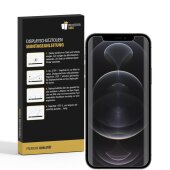 3x 9H Nano-Glass für iPhone 12 Pro FULL COVER 3D KLAR Anti-Shock Anti-Bruch Anti-Stoß Anti-Schmutz Panzernanoglas Displayschutz Schutzfolie Panzerfolie Panzerglas Screen-Protector