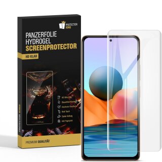 6x Hydrogel-Glass für Xiaomi Redmi Note 10 Pro Selbstheilend für Micro Kratzer 3D KLAR Panzerfolie Displayschutz Schutzfolie Screen-Protector
