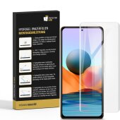 6x Hydrogel-Glass für Xiaomi Redmi Note 10 Pro Selbstheilend für Micro Kratzer 3D KLAR Panzerfolie Displayschutz Schutzfolie Screen-Protector