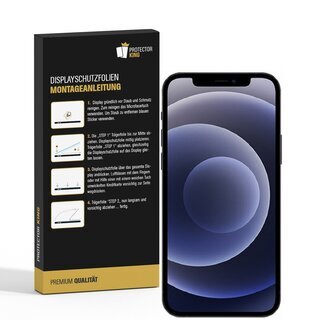 4x Displayschutzfolie fr iPhone 12 Pro ANTI-REFLEX Displayfolie Schutzfolie MATT