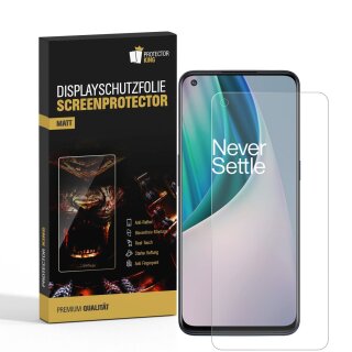 6x Displayfolie für OnePlus Nord N10 Displayschutzfolie ANTI-REFLEX MATT Schutzfolie