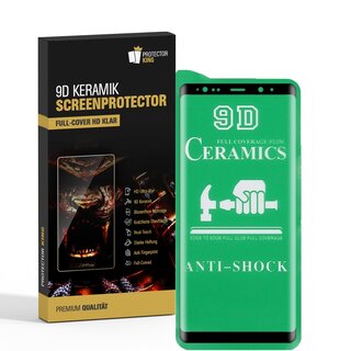 1x 9D Keramik fr Samsung Galaxy Note 8 FULL-COVER Panzerfolie Displayschutz Panzerschutz Schutzfolie Displayfolie Folie ANTI-SHOK ANTI-BRUCH-ANTI-STO