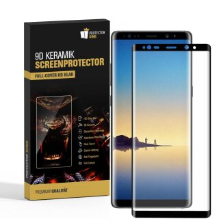 2x 9D Keramik-Glass für Samsung Galaxy Note 9 FULL COVER 3D KLAR Panzerfolie Displayschutz Schutzfolie Ceramic Screen-Protector