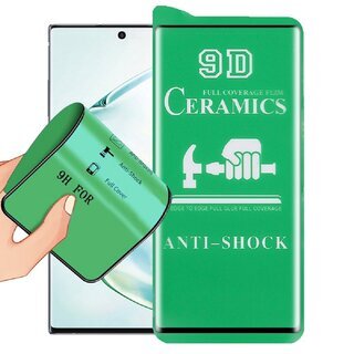 4x 9D Keramik fr Samsung Galaxy Note 10 Plus FULL-COVER Panzerfolie Displayschutz Panzerschutz Schutzfolie Displayfolie Folie ANTI-SHOK ANTI-BRUCH-ANTI-STO