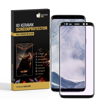 3x 9D Keramik-Glass für Samsung Galaxy S9 FULL COVER 3D KLAR Panzerfolie Displayschutz Schutzfolie Ceramic Screen-Protector