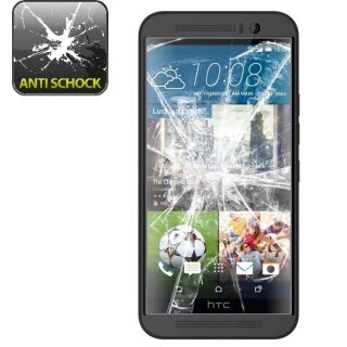 2x Panzerfolie für Htc One M9 Plus ANTI-SCHOCK Displayschutzfolie Display KLAR