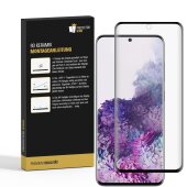 6x 9D Keramik-Glass für Samsung Galaxy S20 Ultra FULL COVER 3D KLAR Panzerfolie Displayschutz Schutzfolie Ceramic Screen-Protector