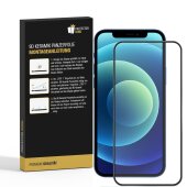 1x 9D Keramik-Glass für iPhone X FULL COVER 3D KLAR Panzerfolie Displayschutz Schutzfolie Ceramic Screen-Protector