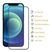 6x 9D Keramik-Glass für iPhone XS Max FULL COVER 3D KLAR Panzerfolie Displayschutz Schutzfolie Ceramic Screen-Protector
