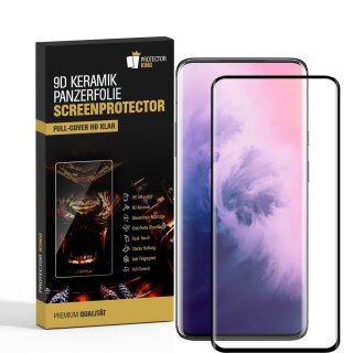 4x 9D Keramik-Glass für OnePlus 7 Pro FULL COVER 3D KLAR Panzerfolie Displayschutz Schutzfolie Ceramic Screen-Protector