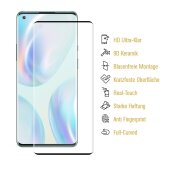 4x 9D Keramik-Glass für OnePlus 9 Pro FULL COVER 3D KLAR Panzerfolie Displayschutz Schutzfolie Ceramic Screen-Protector