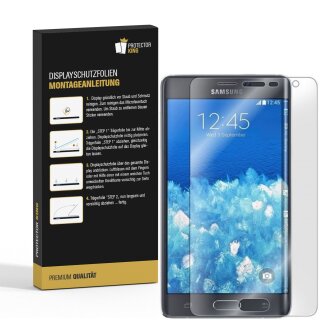 1x Displayschutzfolie fr Samsung Galaxy Note Edge FULL COVER Displayfolie KLAR