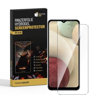 6x Hydrogel-Glass für Samsung Galaxy A12 Selbstheilend für Micro Kratzer 3D KLAR Panzerfolie Displayschutz Schutzfolie Screen-Protector