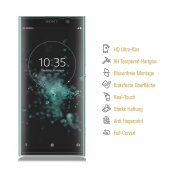 3x 9H Hartglas für Sony Xperia XA2 Plus FULL CURVED Panzerfolie Displayschutz KLAR Panzerglas Schutzglas Schutzfolie