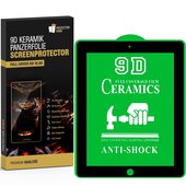 3x 9D Keramik fr iPad 4 FULL-COVER Panzerfolie...