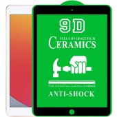6x 9D Keramik-Glass für iPad 10.2 2019 2020 2022 FULL COVER 3D KLAR Panzerfolie Displayschutz Schutzfolie Ceramic Screen-Protector