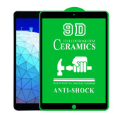 3x 9D Keramik-Glass für Apple iPad Pro 10.5 FULL COVER 3D KLAR Panzerfolie Displayschutz Schutzfolie Ceramic Screen-Protector