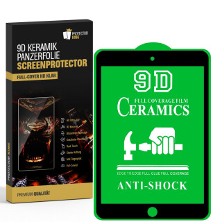 1x 9D Keramik fr iPad Mini 3 FULL-COVER Panzerfolie Displayschutz Panzerschutz Schutzfolie Displayfolie Folie ANTI-SHOK ANTI-BRUCH-ANTI-STO