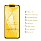 6x 9H Hartglas für Huawei Mate 20 Lite FULL COVER Panzerfolie Displayschutz Schwarz Panzerglas Schutzglas