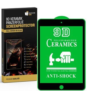 1x 9D Keramik fr iPad Mini 2019 FULL-COVER Panzerfolie Displayschutz Panzerschutz Schutzfolie Displayfolie Folie ANTI-SHOK ANTI-BRUCH-ANTI-STO