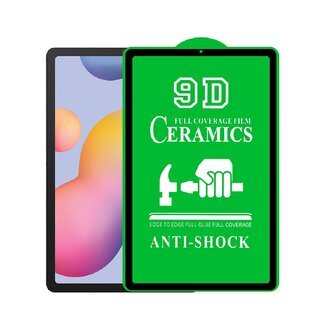 2x 9D Keramik fr Samsung Galaxy Tab S6 Lite FULL-COVER Panzerfolie Displayschutz Panzerschutz Schutzfolie Displayfolie Folie ANTI-SHOK ANTI-BRUCH-ANTI-STO
