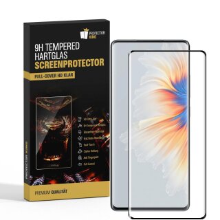 6x 9H Hartglas für Xiaomi Mi Mix 4 FULL CURVED Panzerfolie Displayschutz SW KLAR Panzerglas Schutzglas Schutzfolie