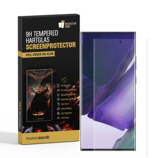 6x 9H Panzerglas für Samsung Galaxy Note 20 Ultra FULL CURVED Schutzfolie Schutzglas HD KLAR Hartglas Displayschutz Panzerfolie Displayglas Tempered Glasfolie Sicherheitsglas Echtglas