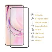 2x 9H Hartglas für Xiaomi Mi 10 Ultra FULL COVER Panzerfolie Displayschutz KLAR SW Panzerglas Schutzglas Schutzfolie