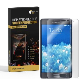 4x Displayschutzfolie fr Samsung Galaxy Note Edge FULL COVER Displayfolie KLAR