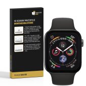 4x 9D Keramik-Glass für Apple Watch 1/2/3 38 mm 3D KLAR Panzerfolie Displayschutz Schutzfolie Screen-Protector