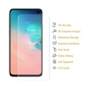 4x 9H Panzerglas für Samsung Galaxy S10e FULL CURVED Displayschutz Schutzglas Panzerfolie Schutzfolie Displayglas Hartglas echtes Tempered Sicherheitsglas Glasfolie