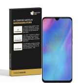 6x 9H Panzerglas für Huawei P30 FULL COVER Displayschutz Schutzglas Hartglas Schutzfolie Panzerfolie KLAR Tempered echtes Displayglas Glasfolie Displayfolie Folie Transparent