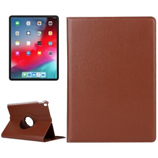 Schutzhülle für iPad Air 10.9 2020 2021 2022 Tablet Hülle Schutz Tasche Case Cover Braun 360 Grad drehbar Rotation Bumper