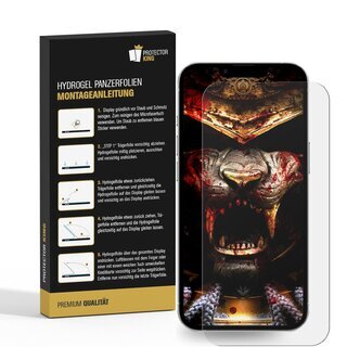 1x HYDROGEL für iPhone 13 FULL-COVER Panzerfolie Displayschutz KLAR Schutzfolie