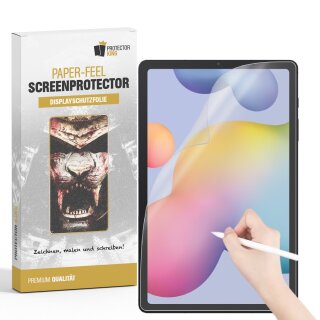 2x Paperfeel fr Samsung Galaxy Tab S6 Lite Displayschutz Schreiben Malen Skizzieren ANTI-REFLEX MATT ENTSPIEGELT