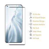 2x 9H Hartglas für Xiaomi Mi 11 Ultra FULL CURVED Panzerfolie Displayschutz KLAR Panzerglas Schutzglas Schutzfolie