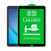1x 9D Keramik-Glass für Samsung Galaxy Tab E 9.6 FULL COVER 3D KLAR Panzerfolie Displayschutz Schutzfolie Ceramic Screen-Protector