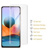 2x Panzerfolie für Xiaomi Redmi Note 10 Displayschutz Schutzfolie HD PET KLAR