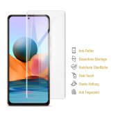 4x Panzerfolie für Xiaomi Redmi Note 10 ANTI-REFLEX Displayschutz Schutzfolie MATT